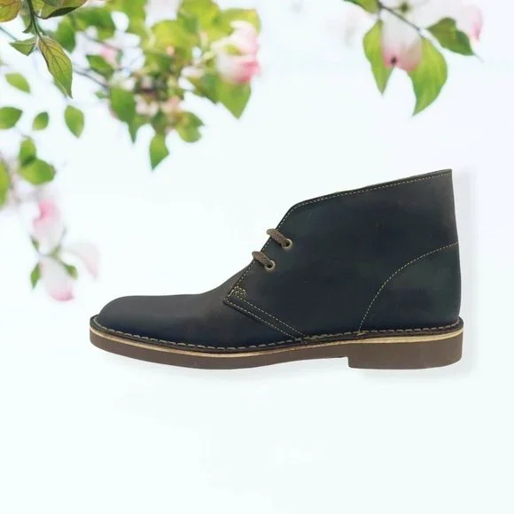 CLARKS Brown Bushacre 2 - Picture 2 of 10